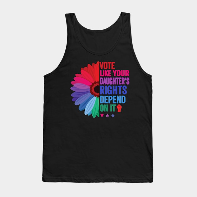 Vote Like Your Daughter's Rights Depend on It Tank Top by Stewart Cowboy Prints